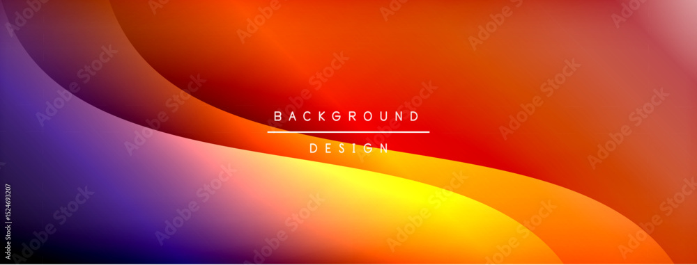Poster abstract gradient background. orange, purple hues blend smoothly. modern design element for digital 