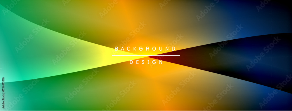 Aufkleber Abstract gradient background. Vivid colors blend, creating dynamic visual effect. Modern design suitable for various applications.