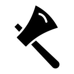 Axe Vector Glyph Icon Design