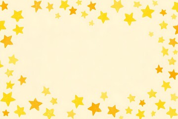 Obraz premium Decorative Stars Wreath for Celebration Design