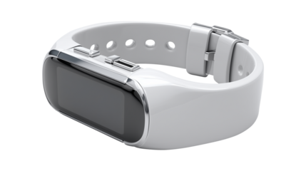 Modern transparent fitness tracker