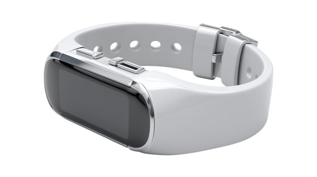 Modern transparent fitness tracker