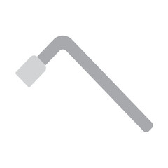 Tire Wrench Vector Flat Icon Design