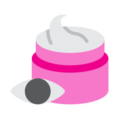 Eye Cream Vector Flat Icon Design