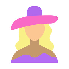 Glamour Vector Flat Icon Design