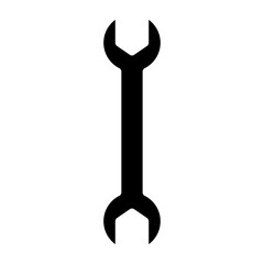 Wrench Vector Glyph Icon Design