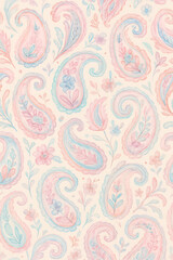 vector seamless pattern with flowers