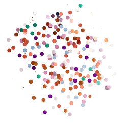 PNG Colorful foil confetti background celebration decoration