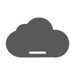 cloud minus icon