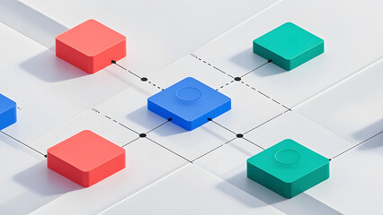 Colorful Blocks Abstract