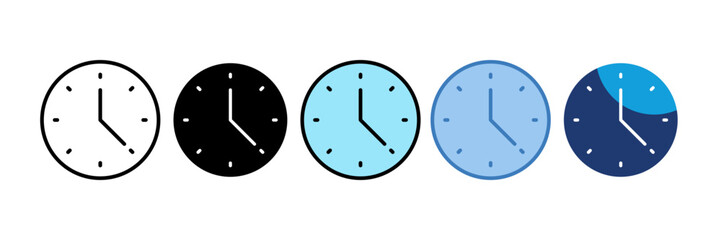 Clock Icon Element For Design