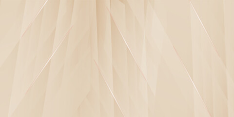 Abstract golden background with white and beige luxury glitter shapes. Golden lines luxury on cream color background. modern