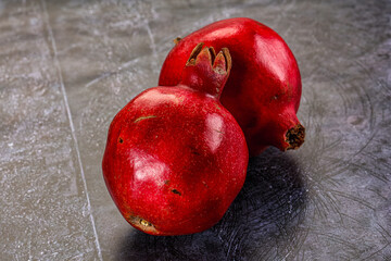 Fresh sweet juicy pomegranate fruit