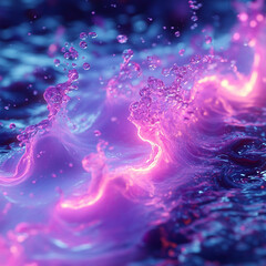 Paint Capture Slow-Motion Into Liquid Splashing Neon