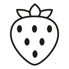 vector illustration icon fruit strawberry 