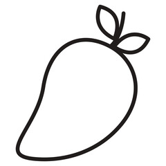 vector illustration icon fruit mango 
