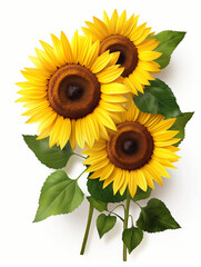 Obraz premium Flowers Graphic Material