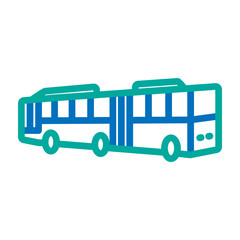 Metro  Vector Line Blue Bluish Green Icon Design