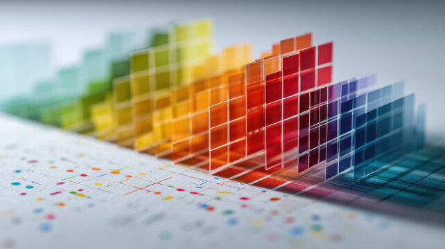 Paper chart vs holographic data grid, metaphor for leveling up decision-making tools