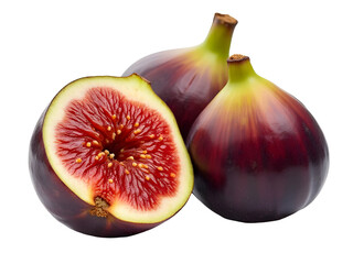 Figs isolated on white background, png file
