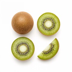 Fototapeta premium kiwi fruit isolated on white