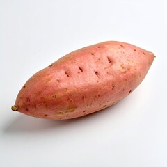 Sweet potato isolated on white background healthy food vegetable yam