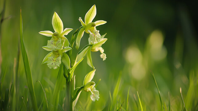 Lovely flower nestled in the grass capturing the essence of nature's beauty and outdoor serenity.