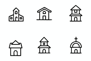 building icon set
