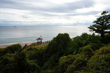 fine view with seaside gazebo