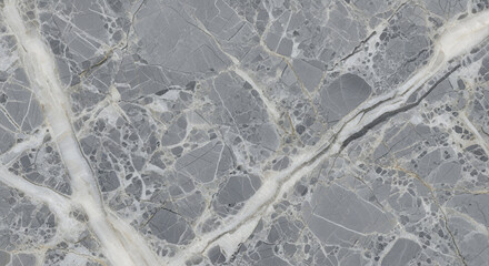 Close-Up of Elegant Greyish-Blue Marble Surface with Natural Veins for Interior Design, Luxury Material, and Modern Decor
