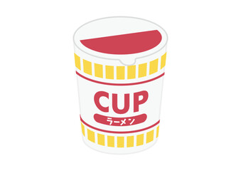 カップラーメンのイラスト