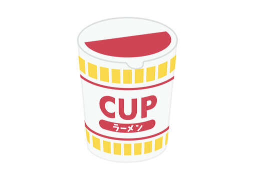 カップラーメンのイラスト