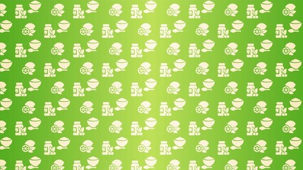 Vector seamless Ayurveda healing pattern 