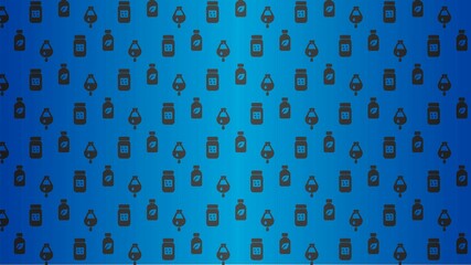 Vector seamless Ayurveda healing pattern 