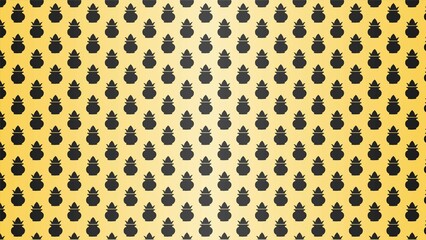 Vector seamless Ayurveda healing pattern 