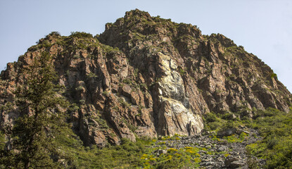 rocks in the mountains