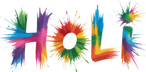 Obraz premium Celebrate holi festival of colors happy holi colorful holi india holi festival images holi holi 2024 holi art editable stock vector illustration