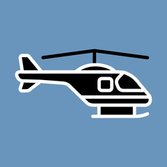 Helicopter Icon Design