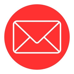 e mail icon red