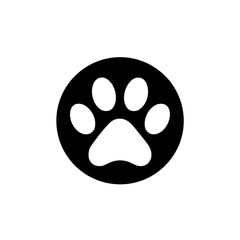 Fototapeta premium paw print icon