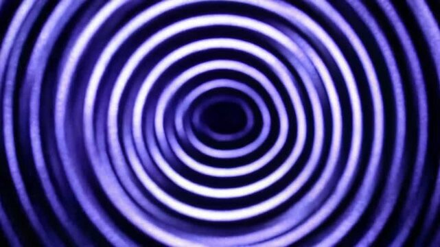Abstract circular swirling purple pattern