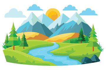 Obraz premium Valley scenery