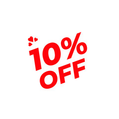 White Tag with 10% Discount Marking, Minimal White Shape PNG Showing 10% Off, 10% Sale Highlighted on White Label