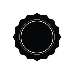 Silver Guaranteed Seal Minimalist Design