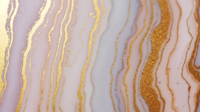 Seamless pattern of yellow and brown sand fabric texture with a decorative wave line design