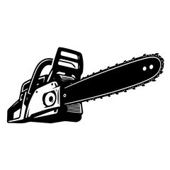 Chainsaw silhouette