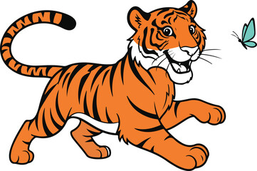 tiger cartoon character