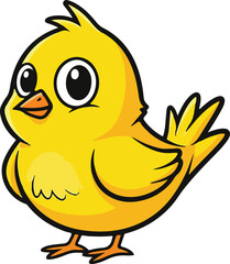 A cartoon chick 