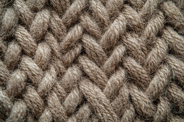 Interwoven yarn strands create a plush surface with natural texture and symmetry. Ideal for slow living visuals, product packaging, and handcrafted design projects.

