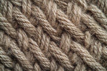 Thick twisted fiber with soft highlights, capturing the essence of handmade quality and comfort. Great for eco-branding, cozy campaigns, or artisan product shots.

